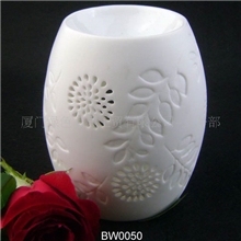 BW0050白瓷哑光镂空香精炉支持小量混款批发，