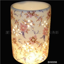 BW0009花色陶瓷香熏烛台,熏香灯,支持小量混款批发,