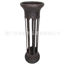 CI8469厦门藤编工艺品花架盆家居工艺品