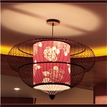 批发中式仿古灯饰东南亚竹灯家居餐厅休闲会所美容院SPA吊灯