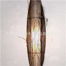 竹吊灯东南亚日式酒店店铺SPA会所灯饰客厅餐厅书房灯室内设计