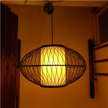 供应东南亚中式竹编织灯具加工订制家居酒店休闲会所灯饰