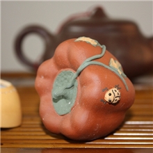 红椒喷水瓢虫彩色紫砂茶宠茶艺工艺摆件支持混批