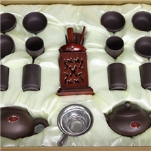 宜兴紫砂茶具套装方型茶道六君子茶具套装15件套多款任选