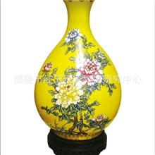 醴陵瓷器陶瓷厂厂家直销级花瓶厂家玉壶春荣华富贵