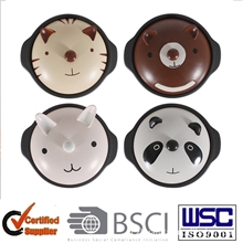 专利产品陶瓷砂锅日韩风可爱卡通动物造型陶瓷砂锅【特价】