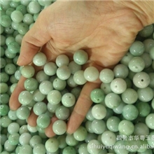 促销！14厘翡翠A货玉珠批发天然A货翡翠新上架标准13~14厘