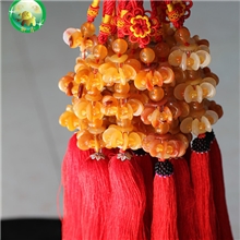 汽车新品上市坠饰五一节特供，优质黄龙玉，平安来财精品汽车坠饰