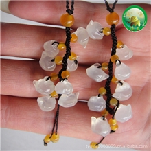 腾冲玉器【滇玉】牌极品黄龙玉把把壶把把糊手机坠