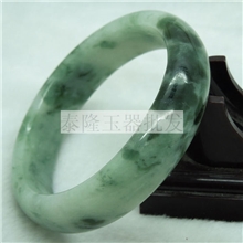 缅甸翡翠A货贵州翠飘蓝花手镯翠玉手镯批发飘蓝花玉石手镯批发