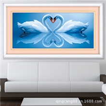 义乌厂家批发正品品牌蒙娜丽莎新一代新款5D十字绣心心相印