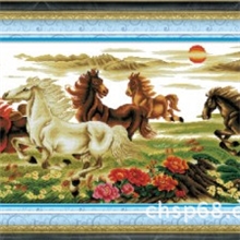 马到成功（精华版）十字绣批发100%精准不偏格印花十字绣