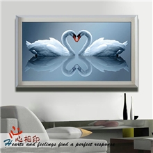 宜家3D十字绣心心相印客厅大画家居新品正品专卖批发立体十字绣