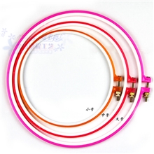 厂家直批十字绣刺绣工具塑料卡槽绣圈绣绷绣棚手绷量大更优