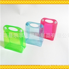 专业生产手提纽扣pvc包装袋子厂家彩色透明糖果袋定制加工