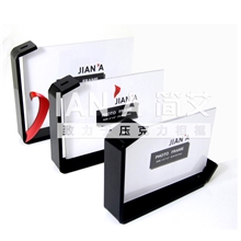 JA168义乌简艾压克力、亚克力黑框相框、相架礼品赠品定做