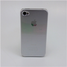 生产厂家供应苹果手机保护壳银灰色iphone4可用于DIY1元起批