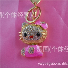 义乌厂家直销hellokitty钥匙扣，精品hellokitty钥匙扣