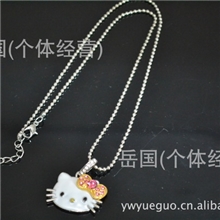 义乌厂家直销hellokitty项链滴油hellokitty项链