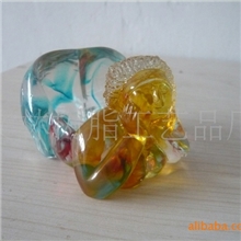 供应树脂工艺品，树脂仿琉璃手机座。仿来了定做