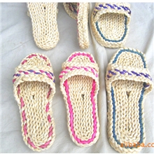 草编手工拖鞋.休闲鞋，按摩鞋，环保鞋，酒店鞋厂家直销女款