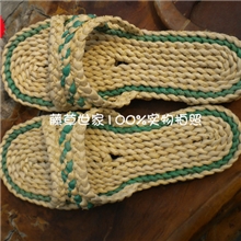 武功生态草鞋居家凉拖鞋草编玉米皮拖鞋创业无风险批发男款