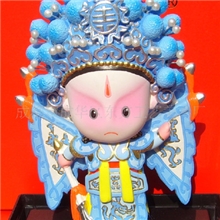 外贸商务礼品戏剧脸谱立体卡通三国五虎上将赵云支持混批