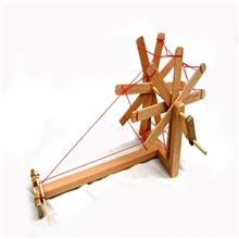 创意民间工艺品，农村微缩微型景观劳动农具纺车模型批发60608