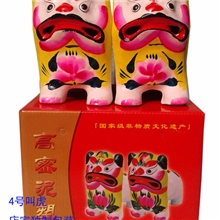 批发供应高密手工泥塑泥老虎高密泥塑叫虎套装004号（图）