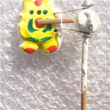 批发供应春节热销年货高密泥塑、工艺品、民间艺术品（叭哒梆）