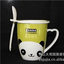 批发&middot;卡通创意简约陶瓷杯&middot;牛奶早餐杯&middot;萌系动物水杯&middot;茶杯