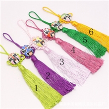 高档脸谱中国结民间手工艺品特色礼品京剧脸谱6盘迷你中国结