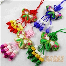 热卖外事出国礼品香包香囊香袋荷包双面刺绣蝴蝶