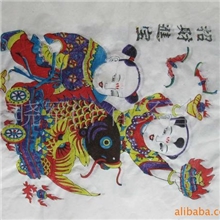 木版年画-招财进宝-年货