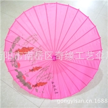 杭州西湖旅游伞高档玫红色厂家直销奇缘工艺