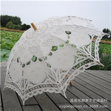 工艺花边伞蕾丝伞婚庆伞摄影道具伞外贸伞百代丽绣花伞批发