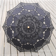 百带丽伞工艺伞花边伞蕾丝伞公主刺绣绸布装饰舞蹈摄影批发