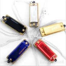 厂家直销迷你口琴四孔8音项链口琴迷你小口琴布鲁斯