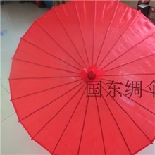 纯色工艺伞舞蹈纪念品绸布伞彩绘梅花礼品装饰伞道具伞旅游