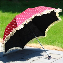 若瑶超强防紫外线三折遮阳伞韩国公主创意折叠晴雨2用个性伞