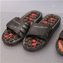 太极穴位弹灸旋转足底按摩刺激脚底反射保健拖鞋