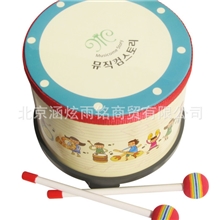 正品原单奥尔夫乐器韩国早教可爱宝宝敲鼓音乐玩具假一赔十