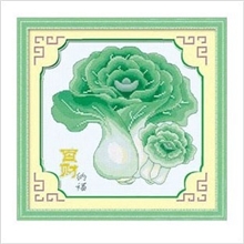 米奇兰精准印布十字绣厂家批发2290纳福百财（二）