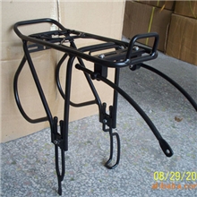 升级版双孔固定碟刹货架山地车碟刹货架铝合金货架716货架可载人