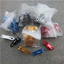 自行车山地车座管夹34.9mm铝合金快拆座管夹CNC彩色座管夹