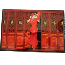 平遥漆器工艺木制新娘出嫁首饰盒一件起批