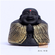 厂家供应炭雕车摆车内饰品环保工艺礼品商务礼品笑佛弥勒佛