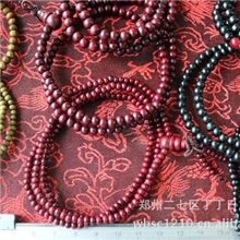 佛珠批发红/黑/绿/白檀木佛珠&rdquo;108颗手链佛珠檀木饰品礼品