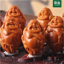 常态超值！！招财弥勒佛仿苏工名家周义清橄榄核雕刻手串