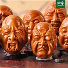 常态写实十八罗汉苏工橄榄胡橄榄核雕刻南工核雕精品手串手链